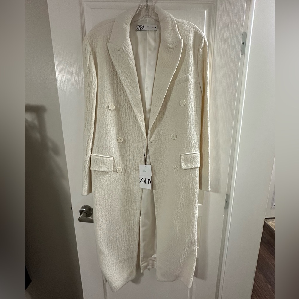 Zara Textured Weave Jacket
